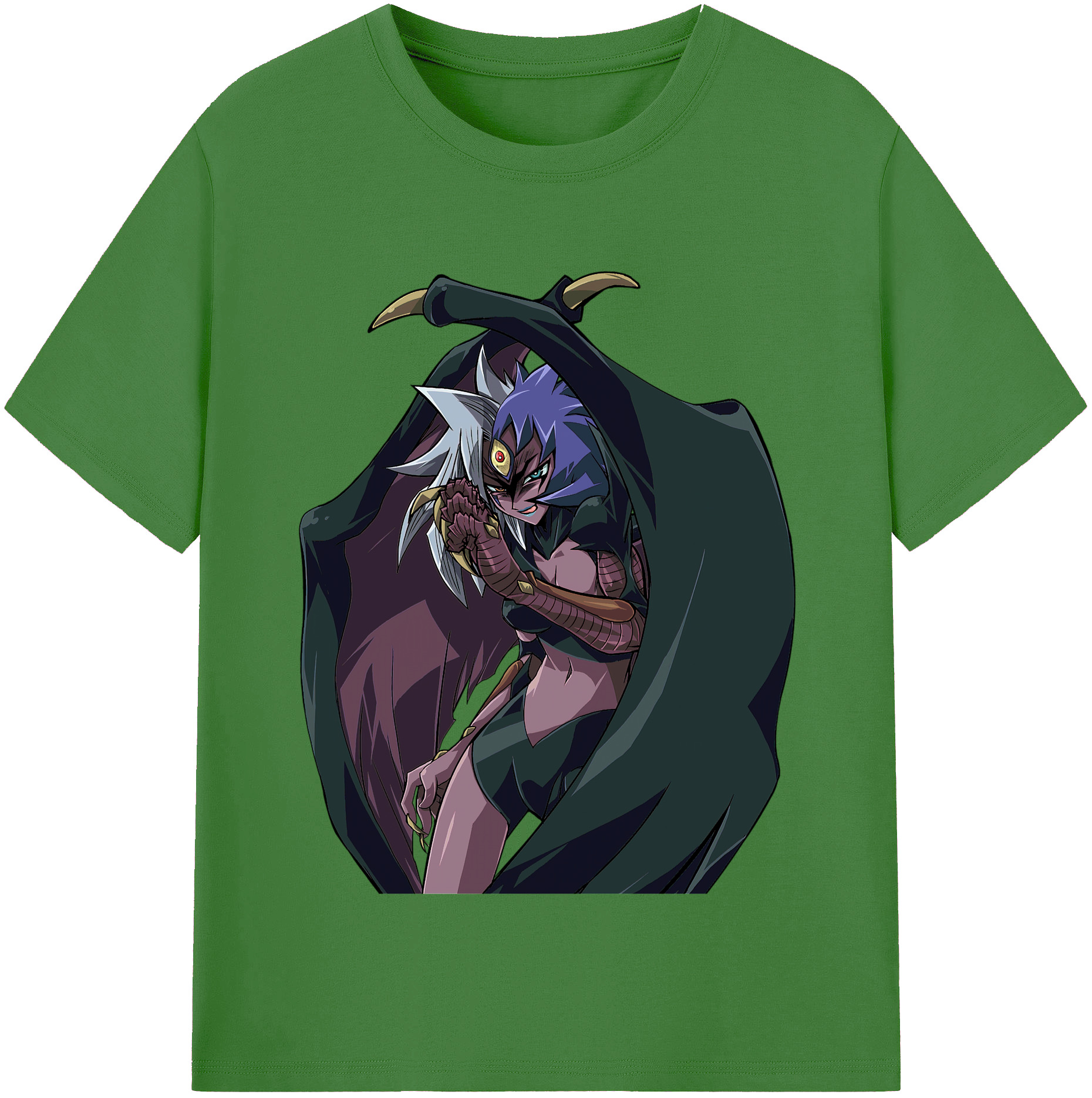 （画像用） 遊☆戯☆王 Yu-Gi-Oh! レディースカジュアルプリントTシャツ（綿100％）
